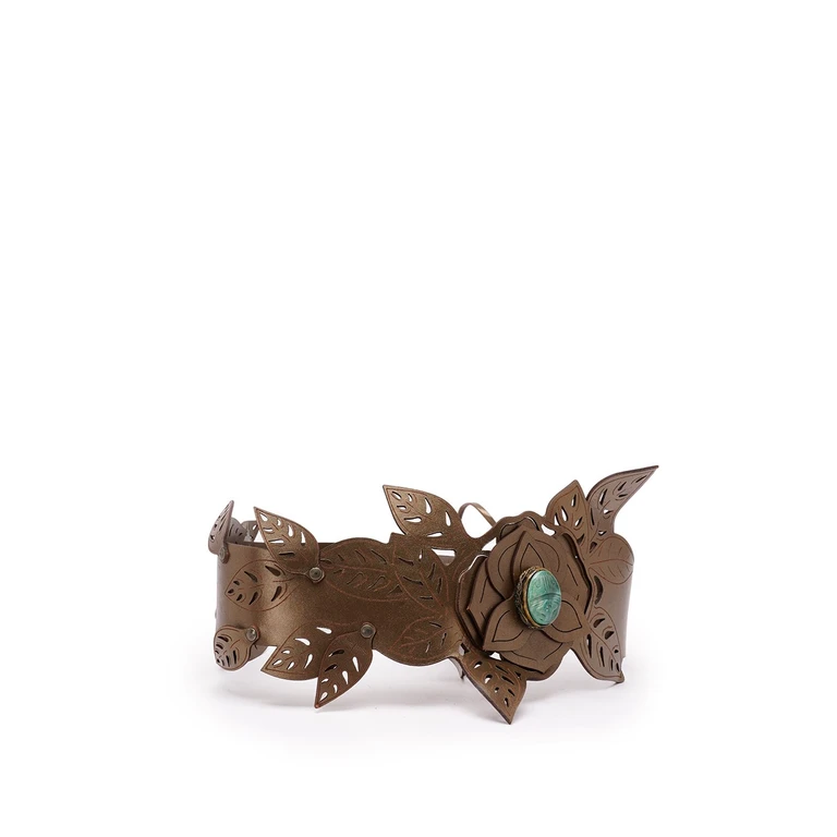 Rose Leather Belt