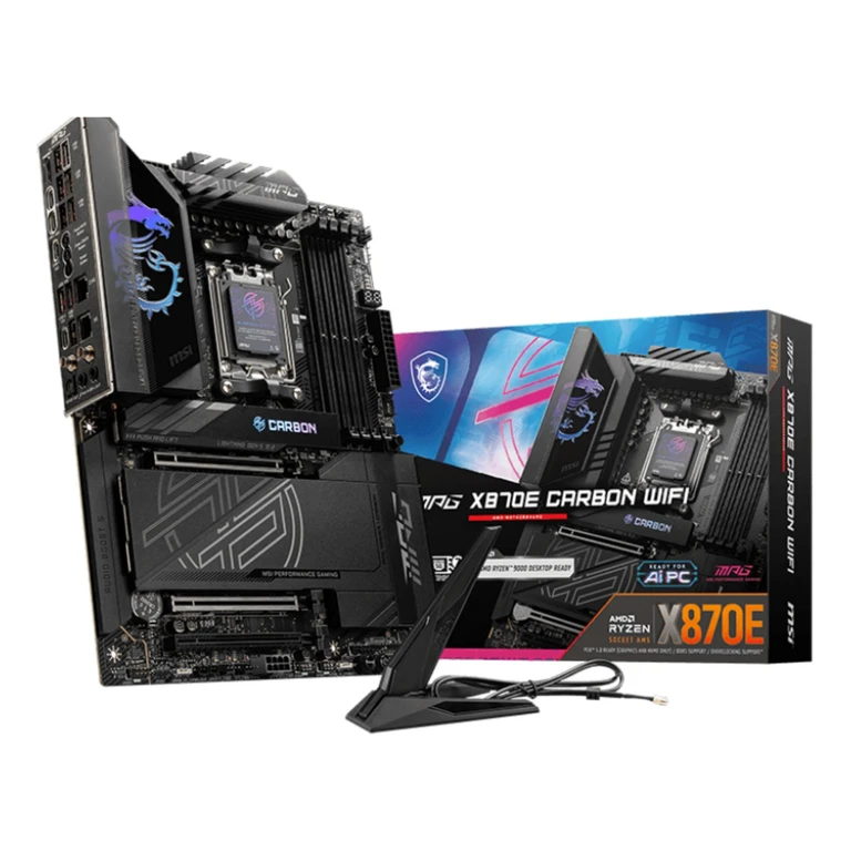 MPG X870E CARBON WIFI motherboard AMD X870E Socket AM5 ATX