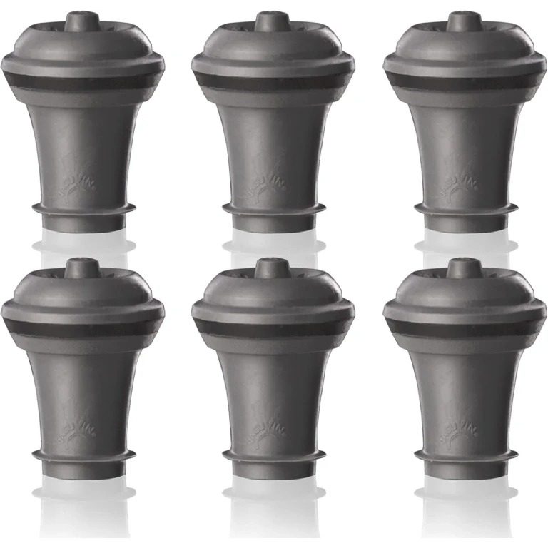 Vacuum Wine Stopper Grey (6 Pcs)