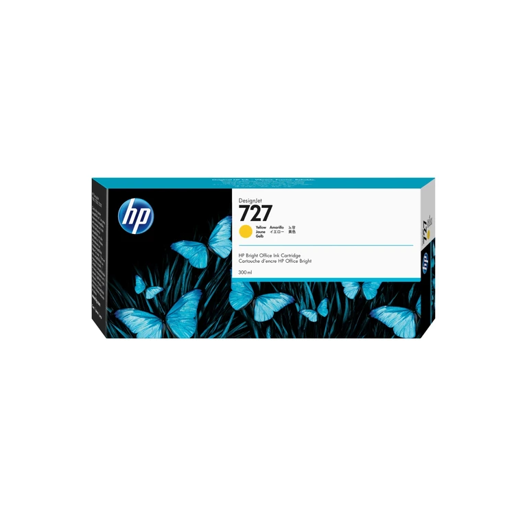F9J78A/727 Ink cartridge yellow 300ml for HP DesignJet T 920/930