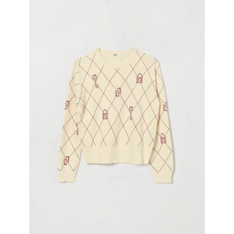 LIU JO Sweater Kids color Yellow Cream (GF6115MA22ST9076)
