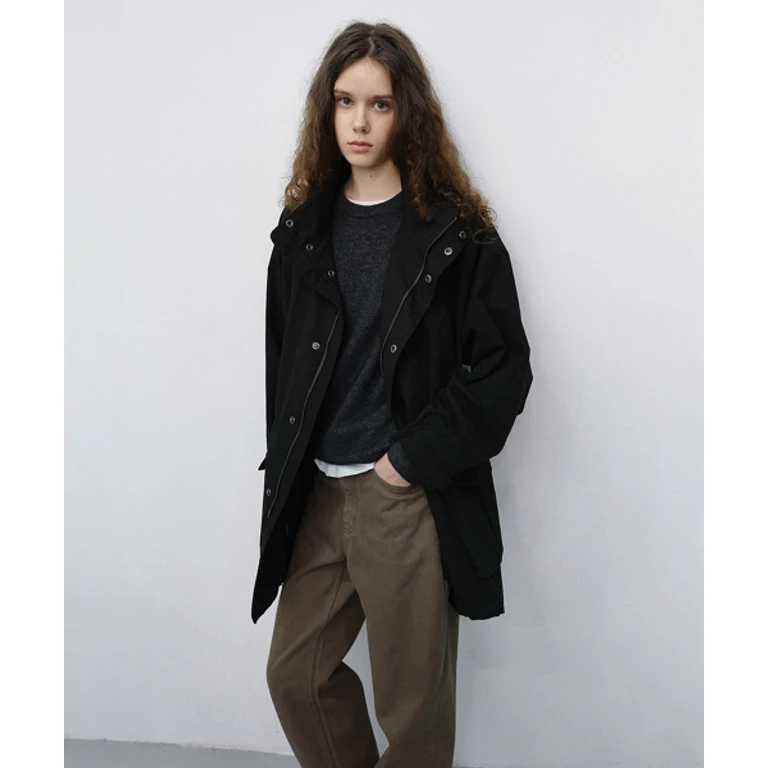 UNISEX MODERN FIELD JACKET BLACK