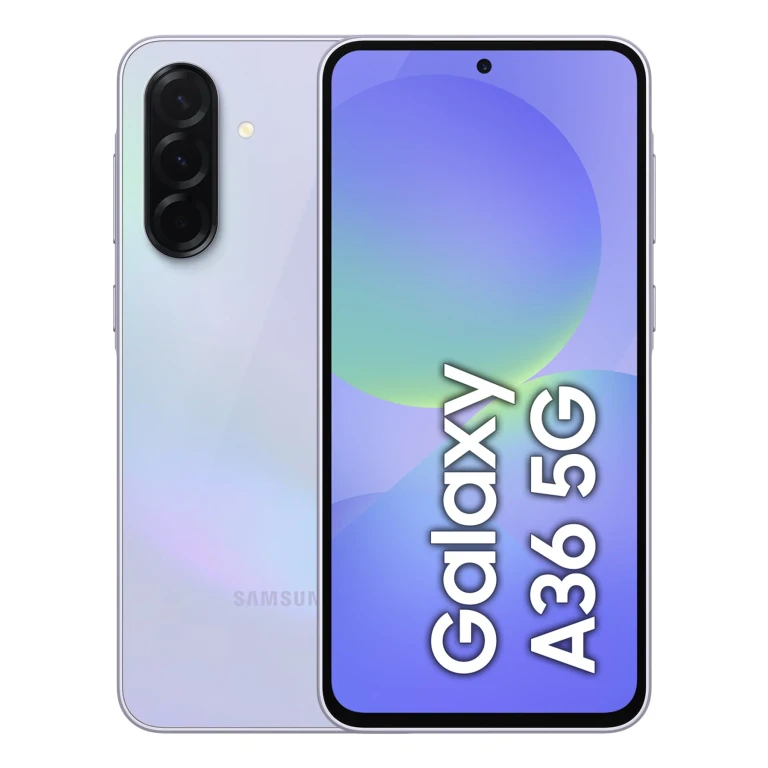 Galaxy A36 6.7" 5G Smartphone (SM-A366BLVGEUB) - 256GB, 8GB RAM, Dual SIM, Lavender