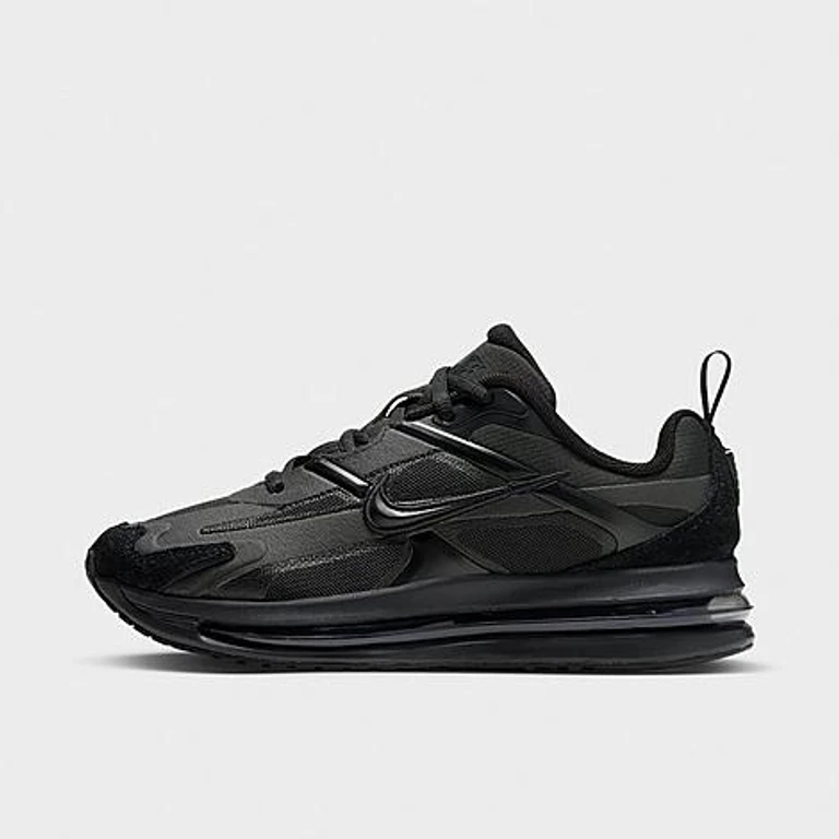 Big Kids Air Max Metro Casual Shoes in Black/Dark Grey/Dark Grey Size: 3.5