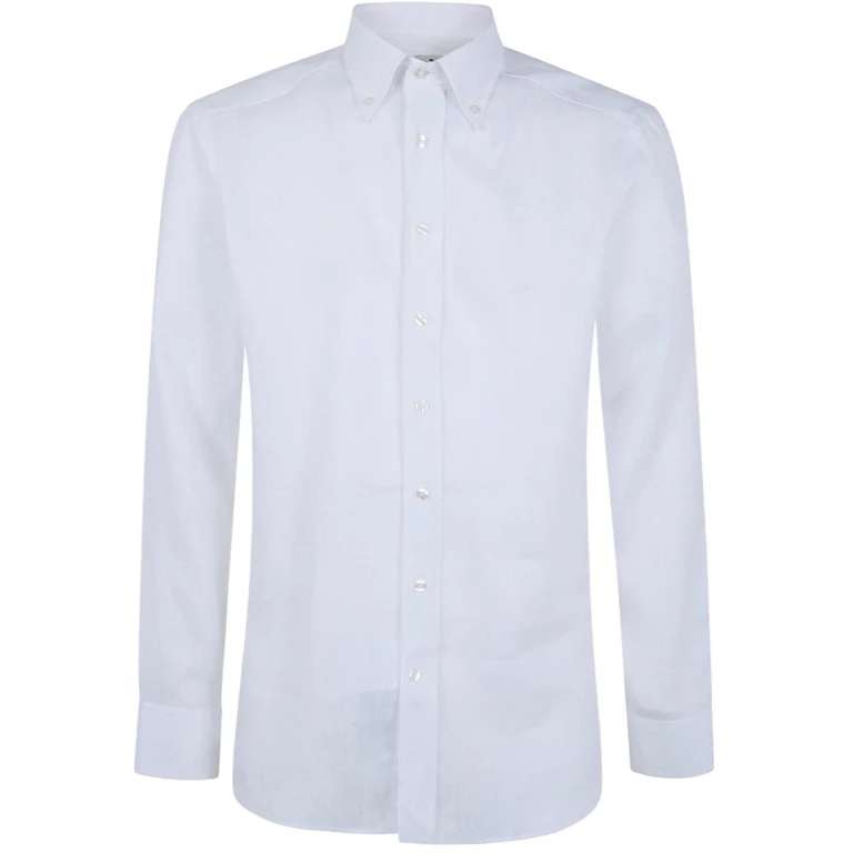 casual shirts man Etro - shirt roma logo bd - white