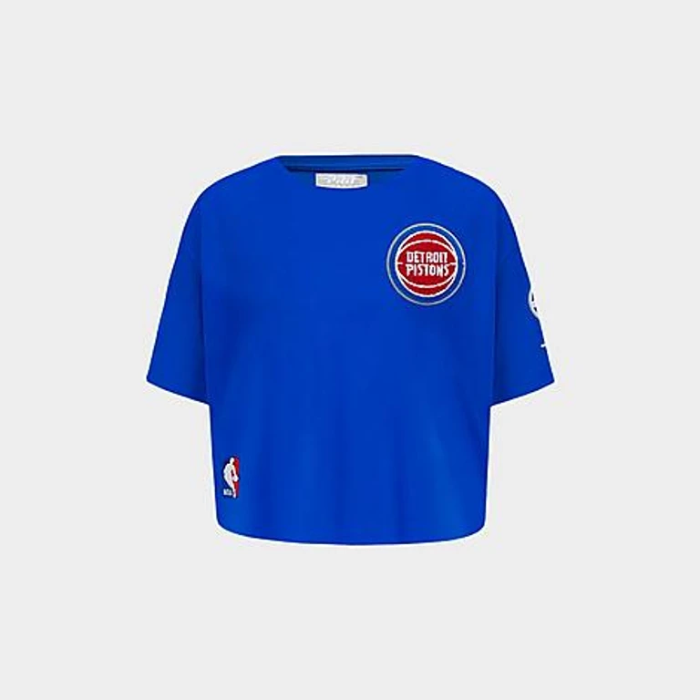 Girls' Toddler Detroit Pistons NBA Boxy T-Shirt in Royal Blue Size: 2T