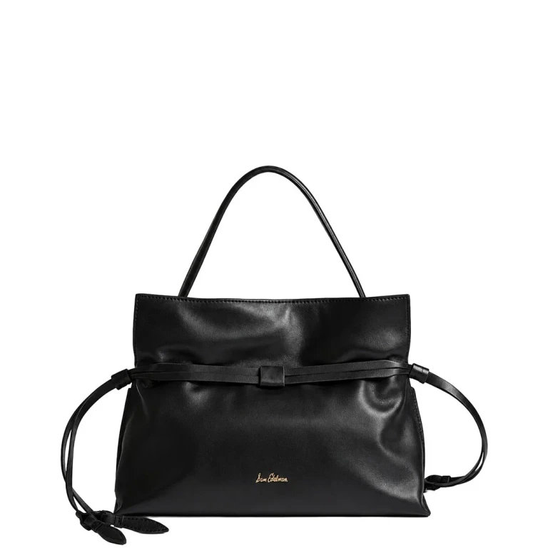 Poppy Lambskin Small Drawstring Tote