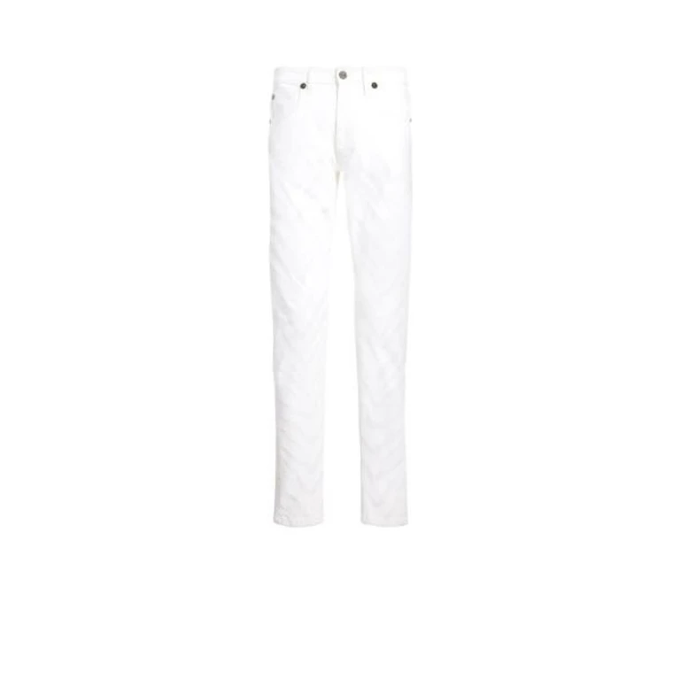 Tonal Tiger Stripe Cotton Trousers