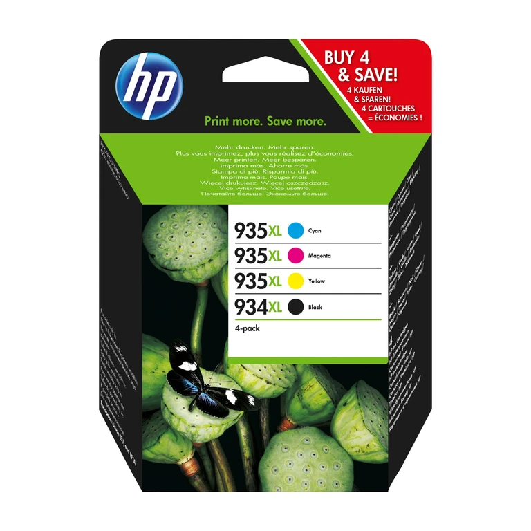 X4E14AE/934XL/935 Ink cartridge multi pack Bk.C.M.Y 1000pg + 3x825p