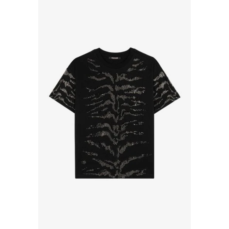 Crystal-Embellished Cotton T-Shirt