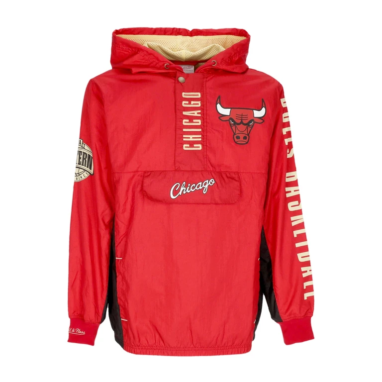 Men's Removable Windbreaker Nba Team Og 2.0 Anorak Windbreaker Vintage Chibul Logo Original Team Colors