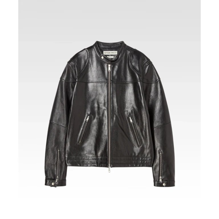 Mavericks Motorcycle Leather Jacket Black
