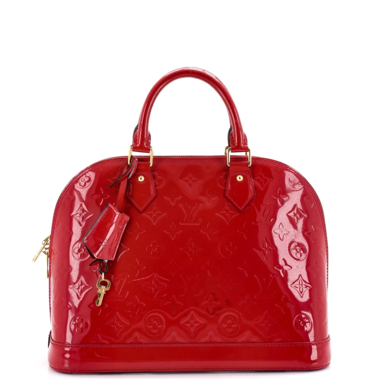 Alma Handbag Monogram Vernis PM