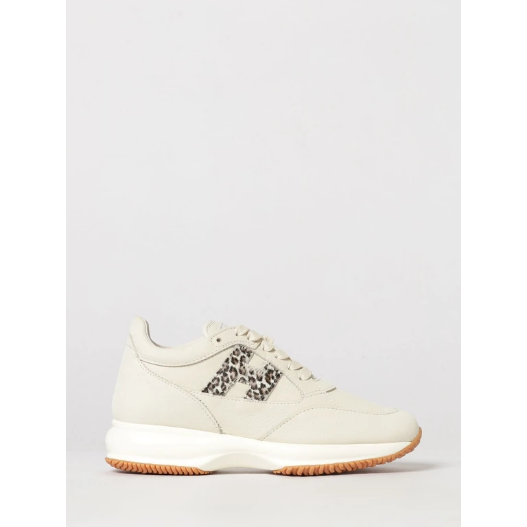 Interactive Animal Print Pony Hair and Leather Chunky Trainers (HXW7130GC60VHD0R1H)