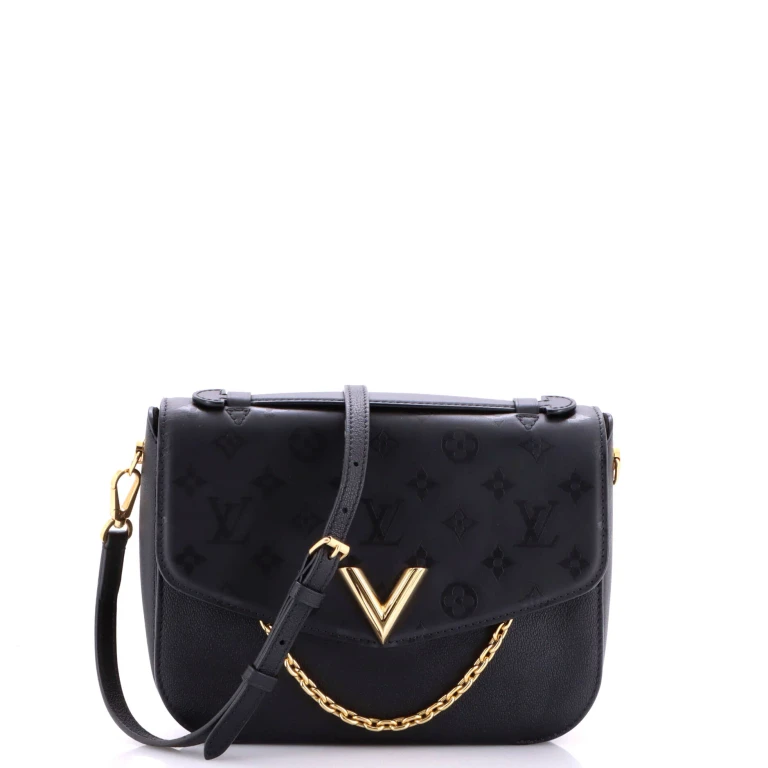 Very Messenger Monogram Leather