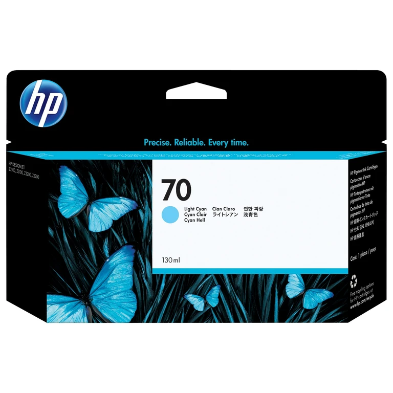 C9390A/70 Ink cartridge light cyan 130ml for HP DesignJet Z 2100/31