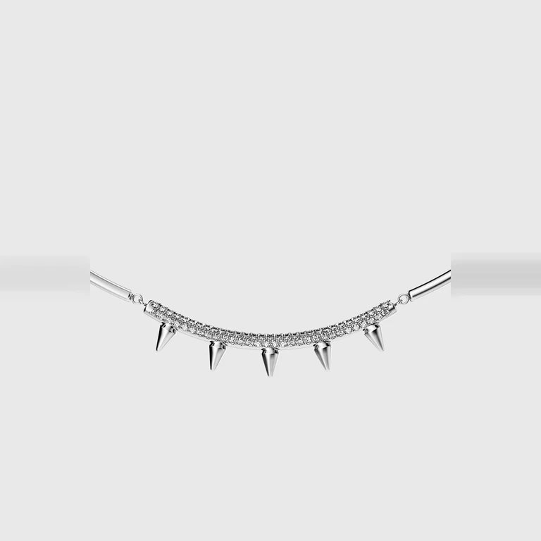 Stainless Steel Chain Necklace - Necklaces - Unisex - Silver