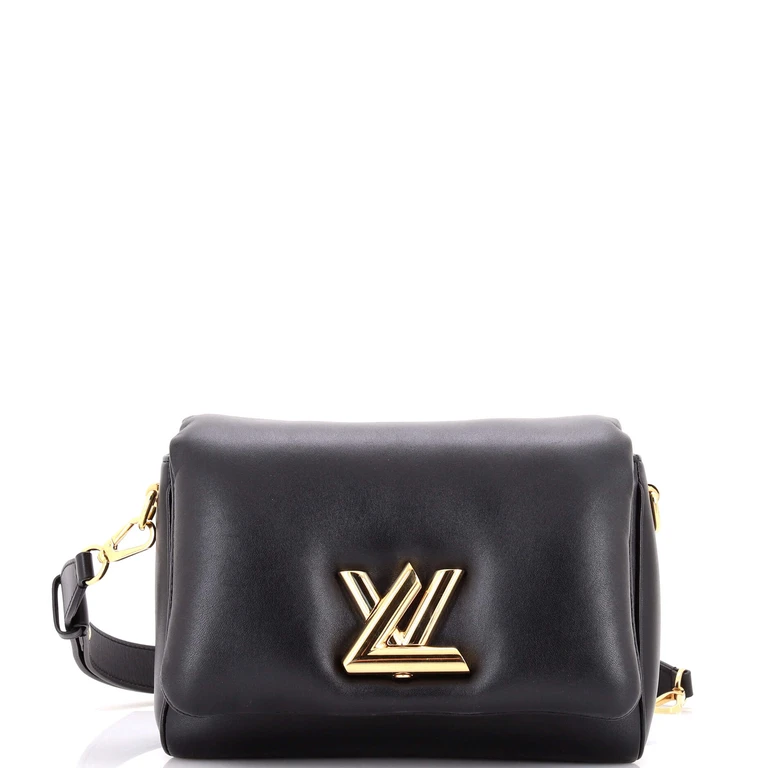 Twist Convertible Handbag Puffer Lambskin MM