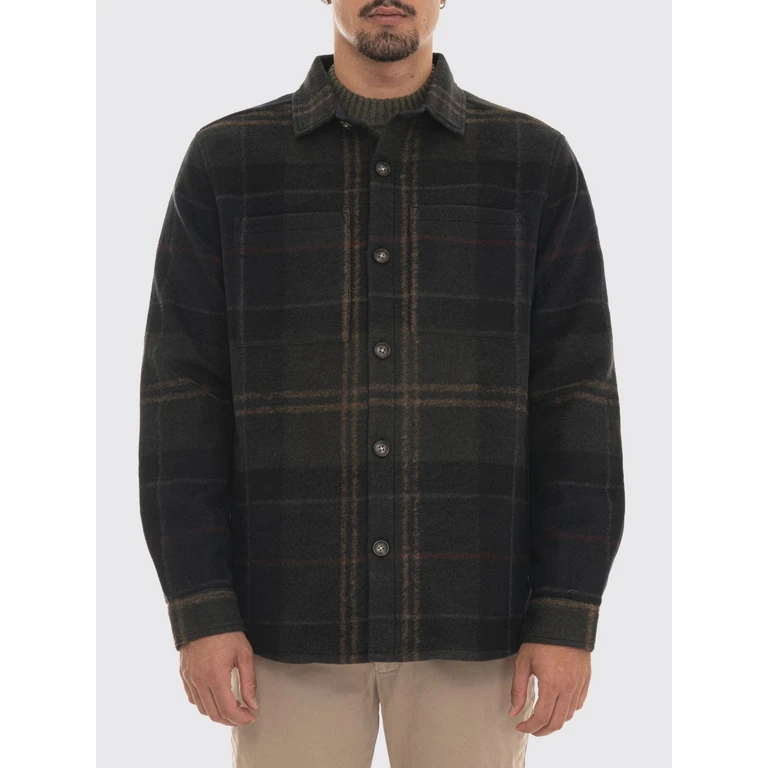 Tartan Wool Blend Shirt Jacket (M0S0511TN43)