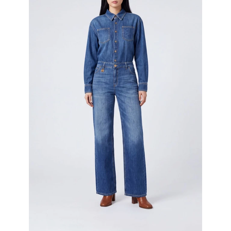 denim jumpsuit
