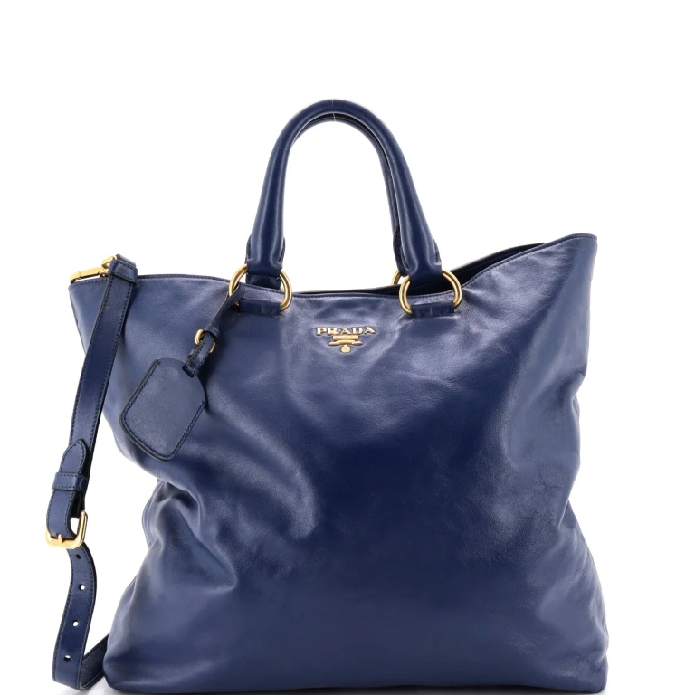 Convertible Shopper Tote Soft Calf Large