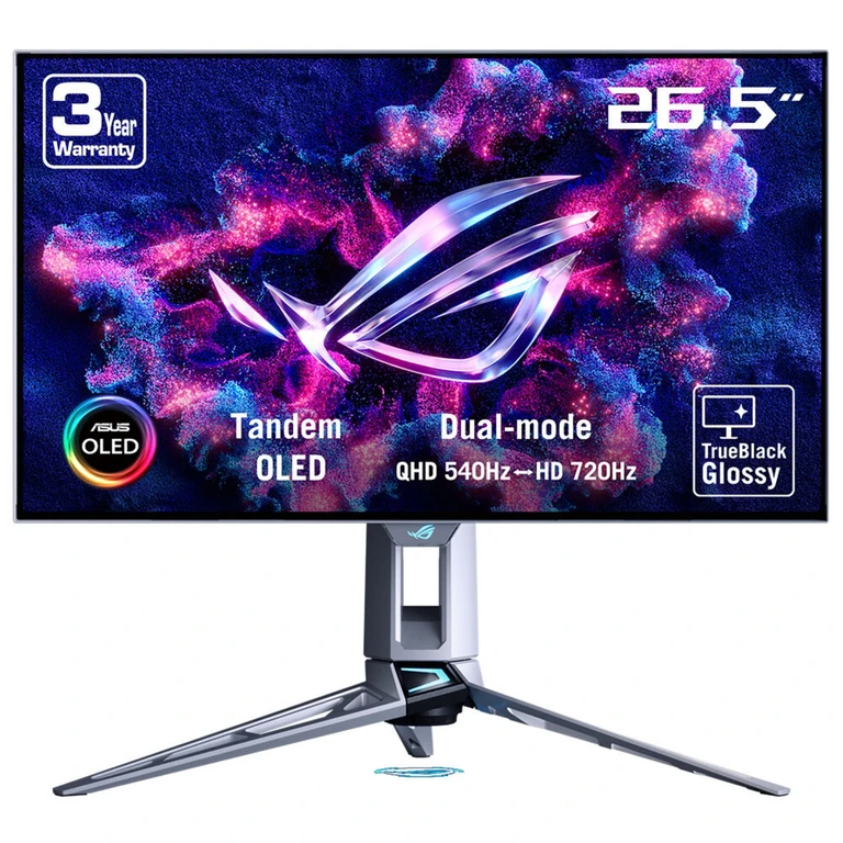 ROG Swift 27" QHD 540Hz Dual Mode WOLED Gaming Monitor (PG27AQWP-W)