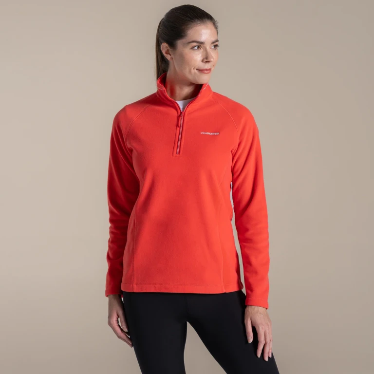 Women's Miska VI Half Zip Fleece | Red Dawn