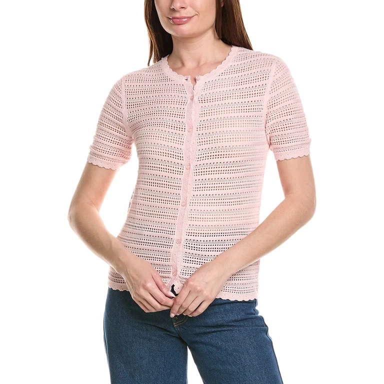 Pointelle Cardigan