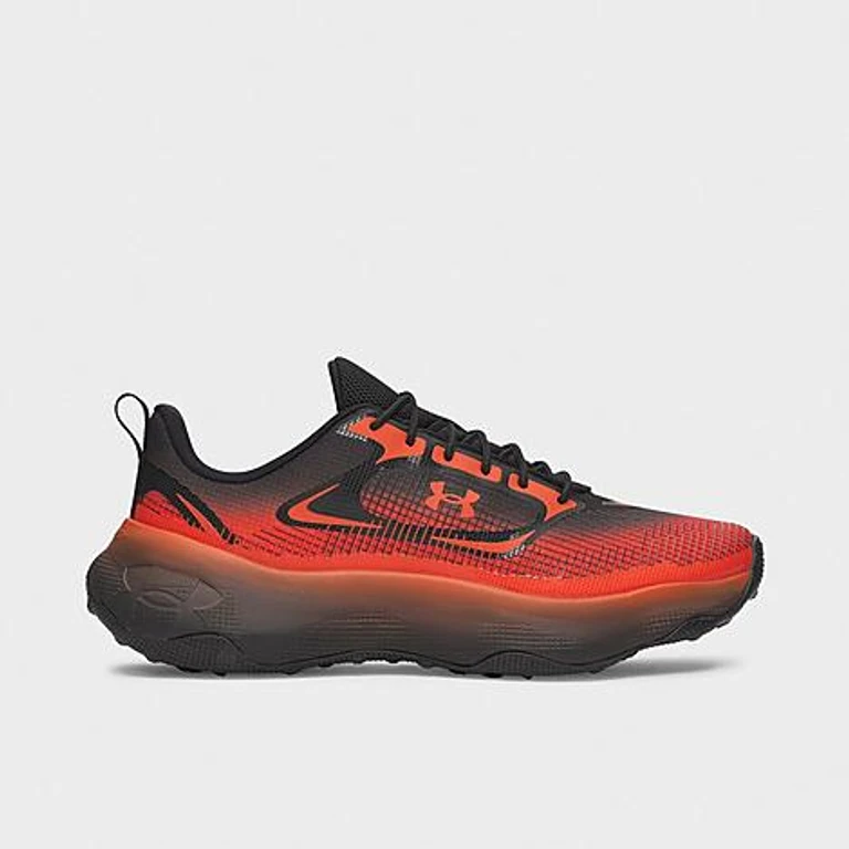 Under Armour Men's Pulse Casual Shoes in Black/Dark Orange Size: 7.5