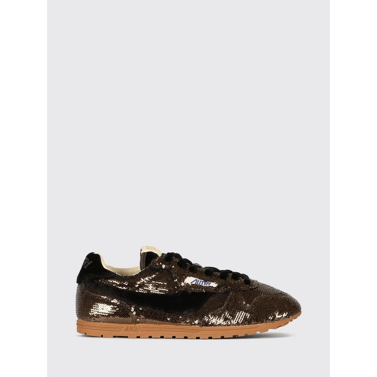 Windspin Leather and Laminated Leather Sneakers with Carved Logo (WSLWEI01)