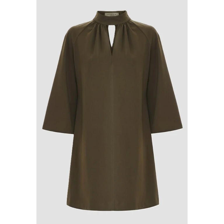 dress with blackberry woman neck
