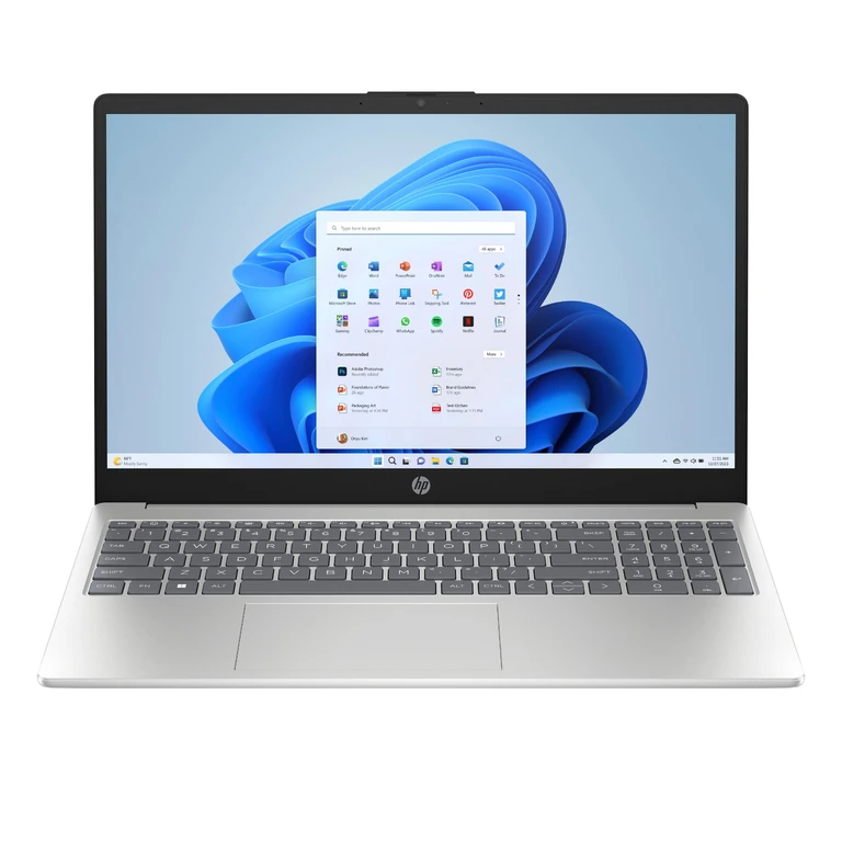 HP 15-fd1007nax 15.6" Laptop (D8WA7EA) - Intel Core 3 100U, 8GB RAM, 256GB SSD, Windows 11 Home