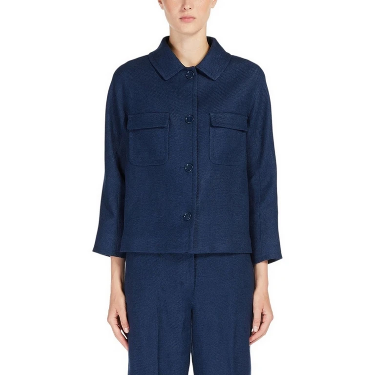 S Max Mara Jackets Denim Blue