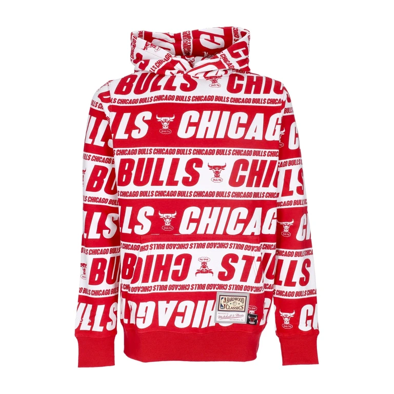 Men's Hoodie Nba Teamwrap Hoodie Hardwood Classics Chibul Red