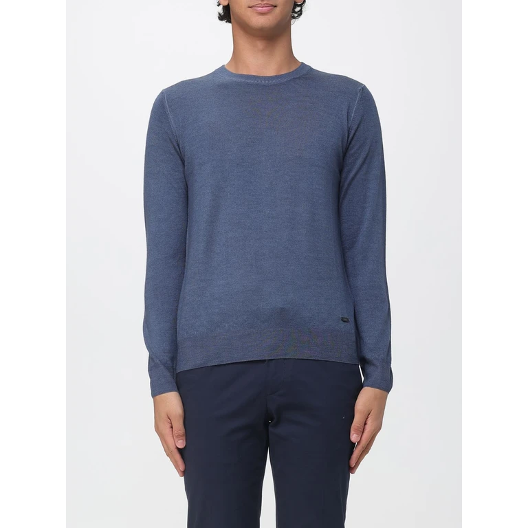 Shawl Collar Wool Cardigan with Button Closure (203CO0117360)