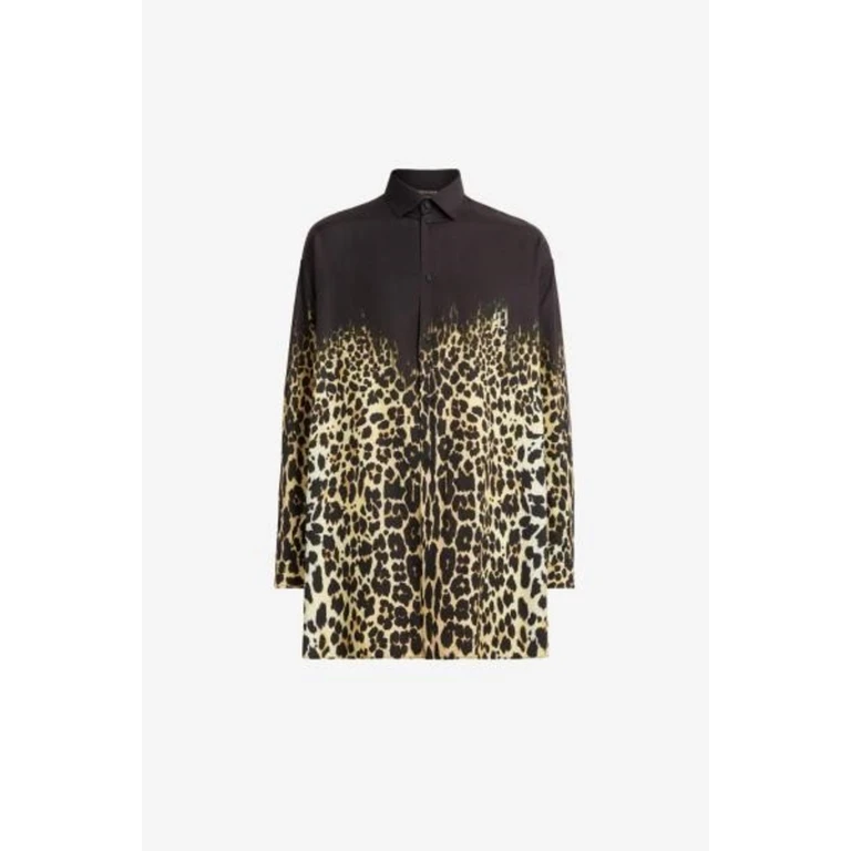 Leopard Brushstroke Ombre Shirt