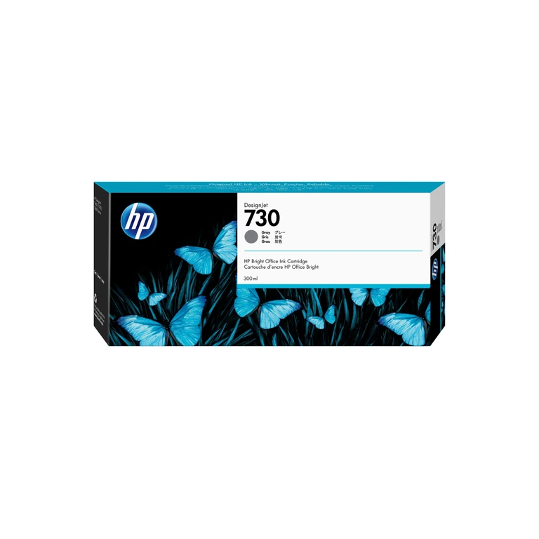 HP P2V72A/730 Ink cartridge gray 300ml for HP DesignJet T 1600/1700/94