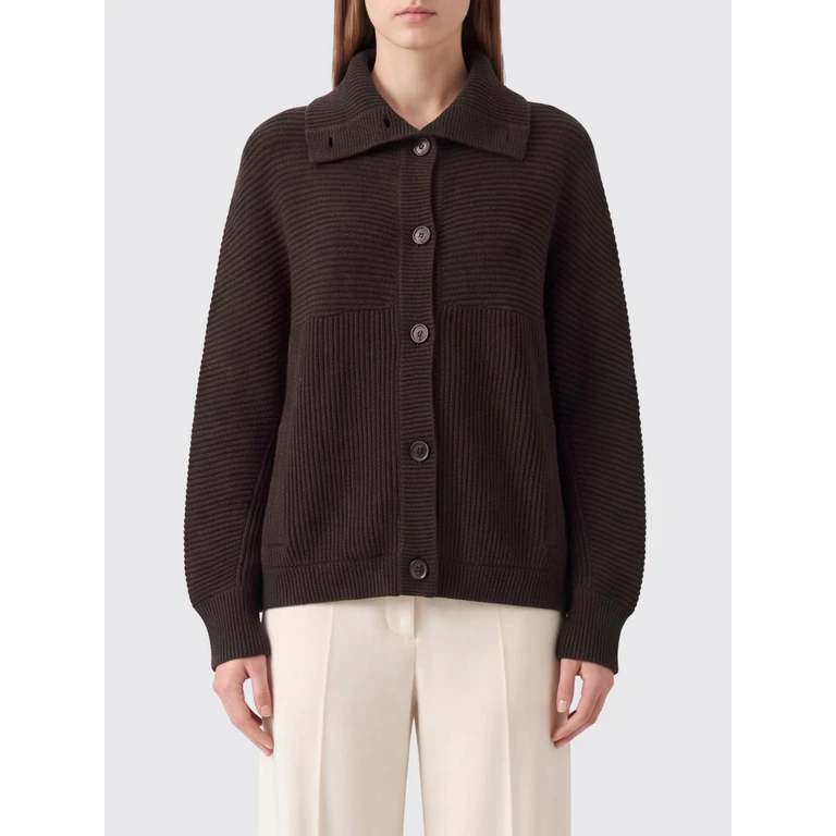 Pure Cashmere Cardigan with a sailor collar (M12749406C9792)