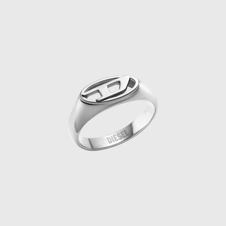 Stainless Steel Signet Ring - Rings - Unisex - Silver