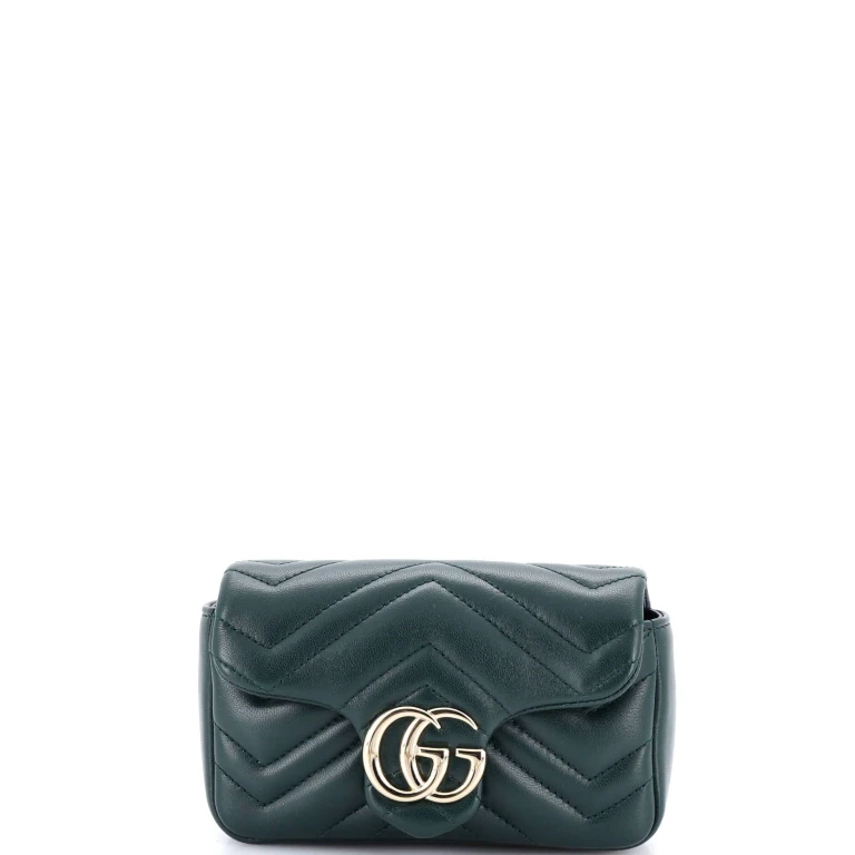 GG Marmont Flap Bag Matelasse Leather Super Mini