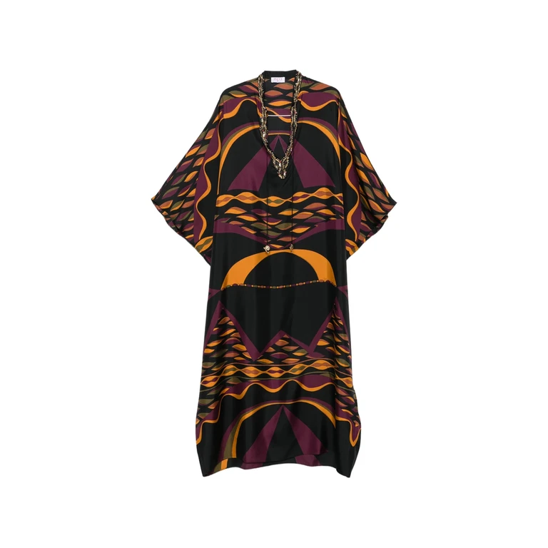 Embellished Kaftan Maxi Dress