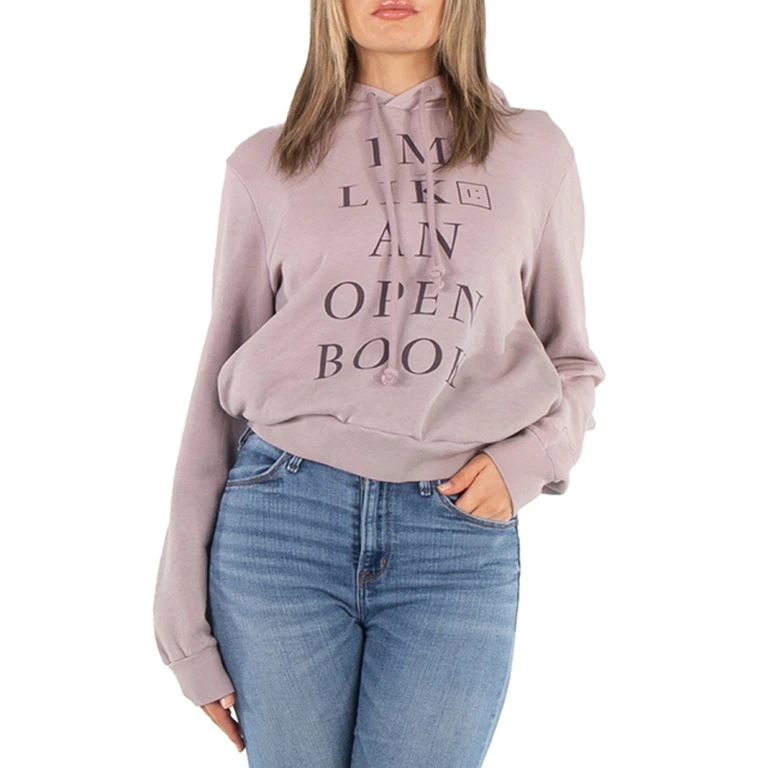 Grey Purple Faro Printed Heat-Reactive Hoodie
