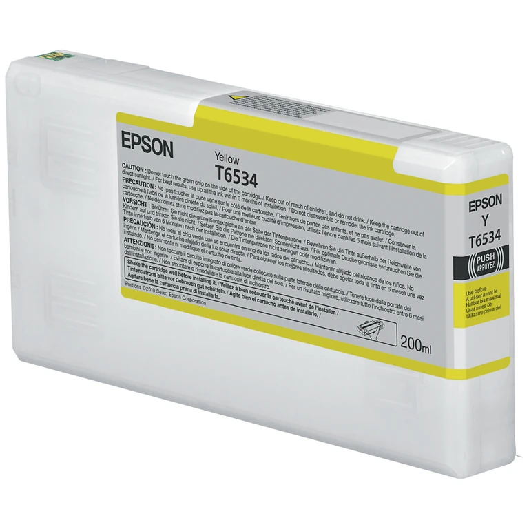 C13T653400/T6534 Ink cartridge yellow 200ml for Epson Stylus Pro