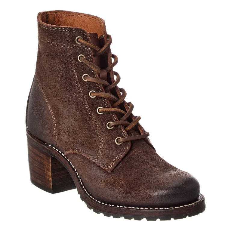 Sabrina 6G Lace-Up Leather Boot