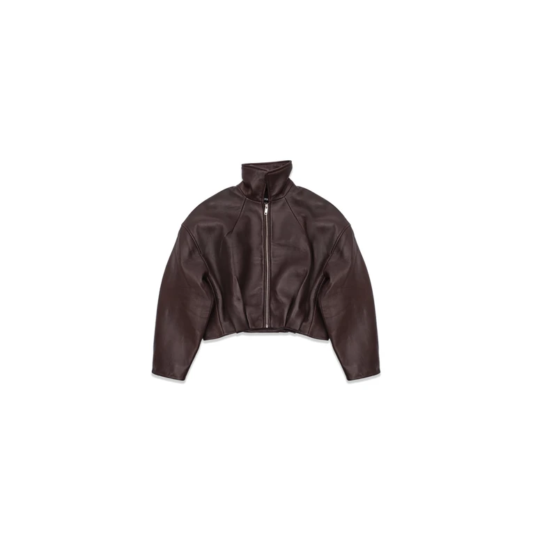 merla bonded leather jacket