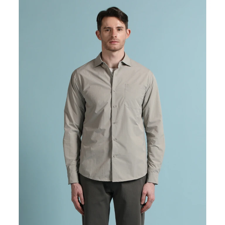 Gray Washed Pocket Shirt
