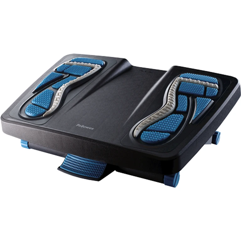 Fellowes Foot Rest Under Desk - Energizer Foot Support Ergonomic Foot Rest with 3 Height Adjustable Positions & Massage Textured Surface - Foot Rest Stool for Office & Home - Charcoal