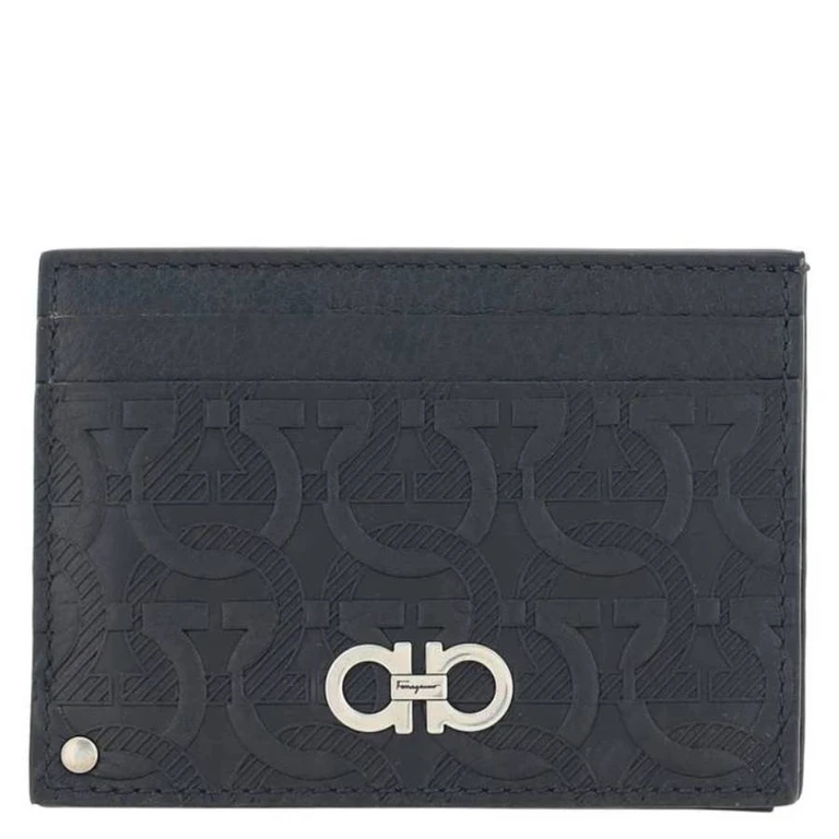 Gancini Embossed Credit Card Holder