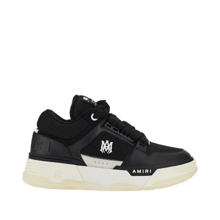 Leather and mesh MA-1 sneakers Man 40