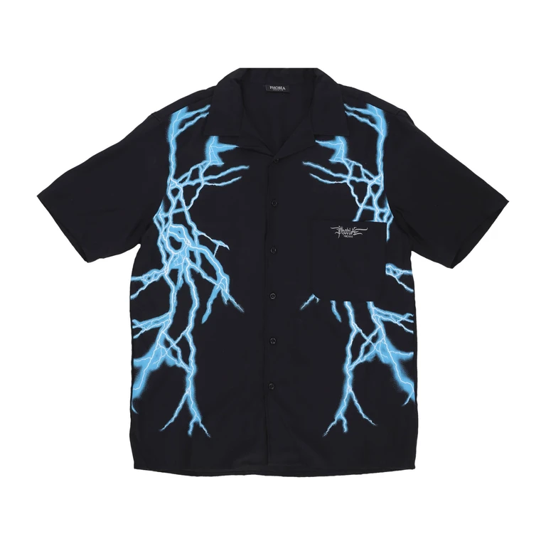 Men's Lateral Lightning Shirt Black/light Blue